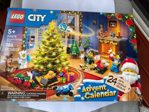 Lego City Advent Calendar #60475 New Sealed 2025 Christmas 186 Pieces Build Set