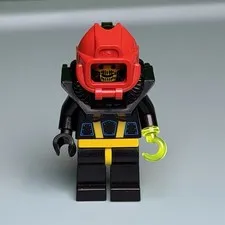 LEGO Aquashark 2 Minifigure aqu007 6104 6190 613 Aquazone CMF Lot Retired F12