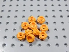 LEGO Lot of 10 Orange 1x1 Flowers Plants Minifig BI