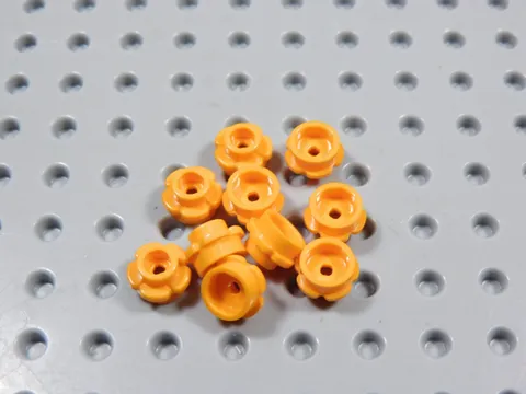 LEGO Lot of 10 Orange 1x1 Flowers Plants Minifig BI