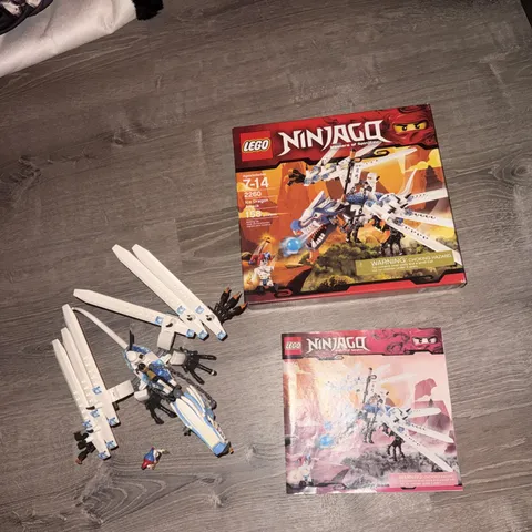 LEGO NINJAGO: Ice Dragon Attack #2260 Complete,Box, Instructions, 2 Mini Figures