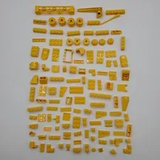 LEGO Yellow Parts Large Lot 110 pcs Crawler Crane 7632 Girders Technic MOC CLEAN