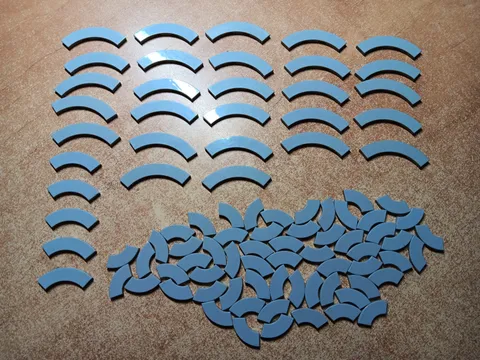 LEGO LOT 90 LIGHT BLUISH GRAY SMOOTH TILES 4X4 3X3 2X2 ROUND CORNER MACARONI