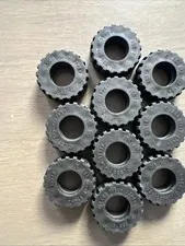LEGO 35578 Black Tire 37 x 14 - 10 Pieces