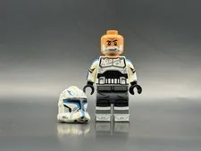 LEGO Star Wars Light Customs LC x BoKatanbricks The Blue Veteran/Old Captain Rex