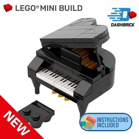Genuine LEGO® "Grand Piano" - (Music) Exclusive Custom Build, Gift [MOC] NEW