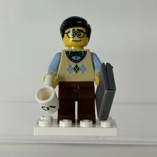 LEGO Computer Programmer col108 Minifigure CMF Series 7 No Stand W/ Accessories