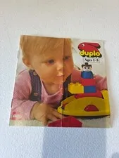 LEGO duplo 1980 packaging insert / catalog 