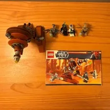 LEGO Star Wars Geonosian Cannon 9491 100% Complete w/ Manual & Minifigs