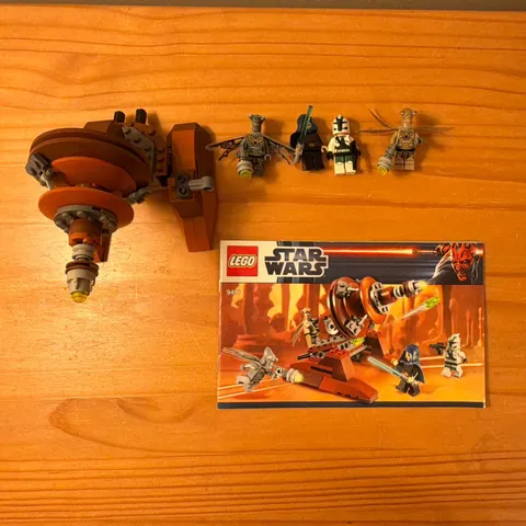 LEGO Star Wars Geonosian Cannon 9491 100% Complete w/ Manual & Minifigs