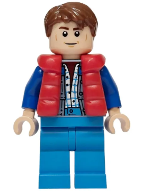 LEGO: Marty McFly Red Puffer Vest (sc138)