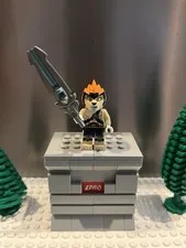 LEGO Leonidas lion minifigure Legends of Chima 70014 70006 loc017 with Weapon !