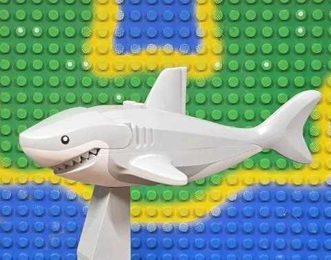 Lego Great White Shark from 60266 City Ocean Exploration 
