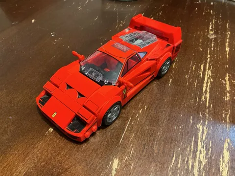 🔥🇮🇹LEGO Speed Champion 100% Complete Used Ferrari F40 Supercar (76934)🇮🇹🔥