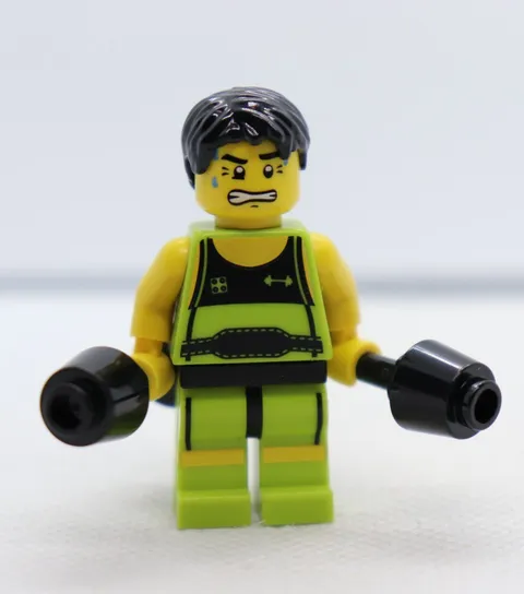 Weightlifter weights Strongman Series 2 CMF LEGO® Minifigure Mini Figure