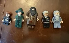 LEGO Harry Potter Minifigures: Dumbledore, Hagrid McGonagall, Flitwick, Hooch