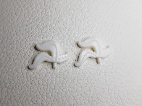 2x White Plume Minifigure for Castle Lego - Knights Plumes - for Lego