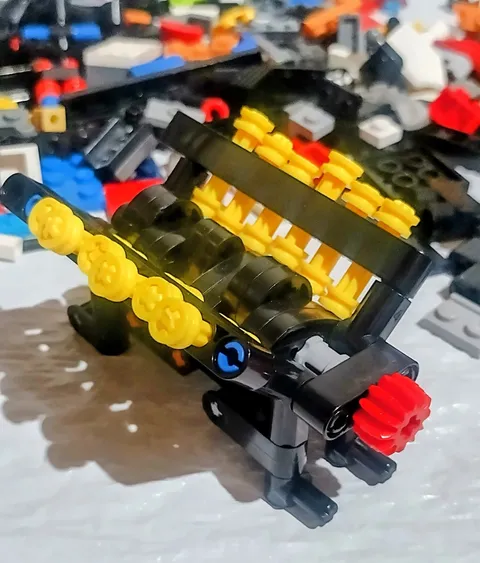 LEGO Technic Bulk Parts Mixed, V12 Engine Block Plus Hot Wheels Cars Lot