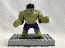 LEGO Marvel Super Heroes Hulk Big Fig (Dark Purple Pants w/ Avengers Logo)