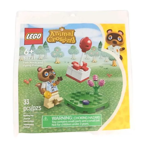 LEGO® Animal Crossing™ Tom Nook Paper Bag 29 Piece Building Set 30731