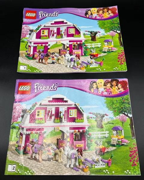 LEGO Friends Booklet 41039 Sunshine Ranch - Instructions ONLY - 2 Booklets