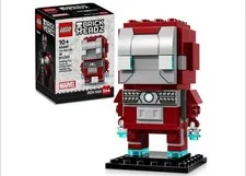 LEGO 40669 Iron Man MK5 Figure BrickHeadz 244 Marvel Comics Tony Stark Retired 