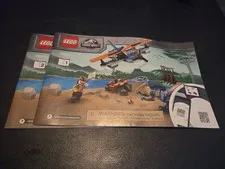 LEGO Jurassic World: Velociraptor: Biplane Rescue Mission (75942) - Complete