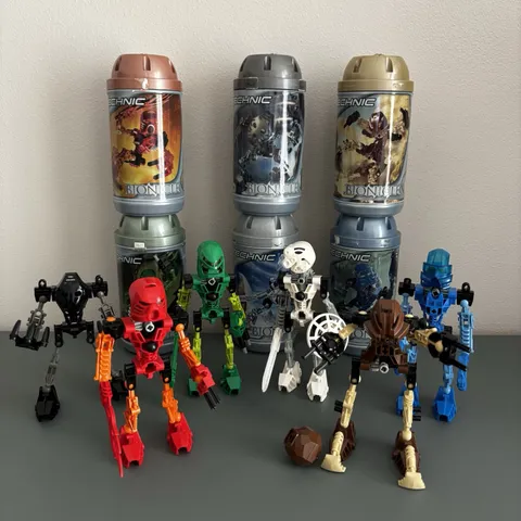 LEGO TECHNIC BIONICLE TOA MATA - COMPLETE SET 8531 8532 8533 8534 8535 8536