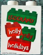 Lego Duplo 2009 LEGOLAND Holly Jolly Holidays Brick
