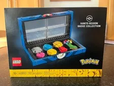 LEGO 40892 Pokémon Kanto Region Badge Collection Sealed New in Box