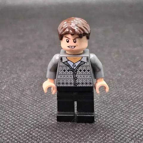 Neville Longbottom hp129 Fair Isle Sweater, Black Legs Harry Potter Lego Minifig