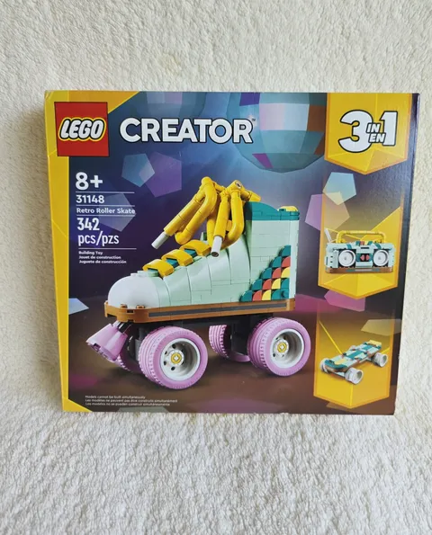LEGO Creator 3 in 1 Retro Roller Skate Building Kit, age 8 and Up, 31148