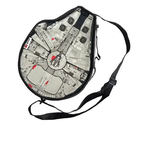 Lego Star Wars Millennium Falcon Zip Bin Carrying Storage Case Backpack Pack