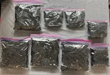 LEGO Bulk Lot 11.5 lbs Black Sorted Plates Bricks Technic SNOT Tiles Slopes USED
