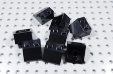 LEGO Lot of 8 Black 2x2 Slopes Bricks BH