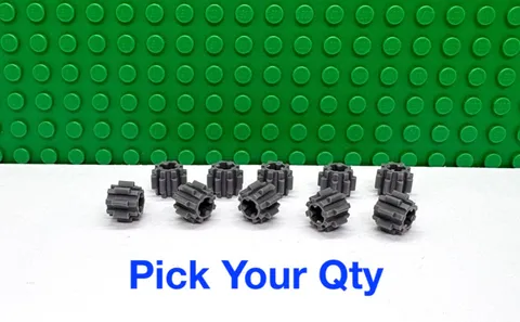 LEGO Technic Dark Bluish Gray Gear 8 Tooth Duel Face "You Pick Your Qty" NEW