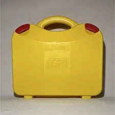 LEGO Yellow & orange Portable Carrying Case with Handle, 8 Compartments, Plastic