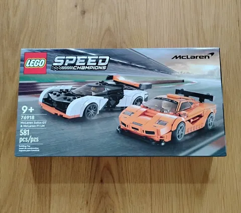 Lego 76918 Speed Champions: Mclaren Solus Gt & Mclaren F1 LM New Sealed Retired