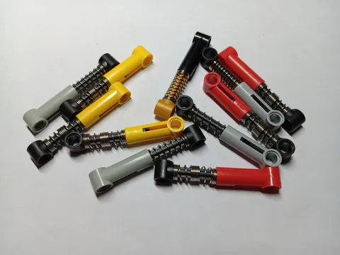LEGO BULK LOT 11 TECHNIC SHOCK ABSORBER 6.5L COMPLETE ASSEMBLY