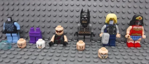 Lego Marvel Super Heroes Batman Mr Freeze Thor Wonder Woman Minifigures Lot Misc