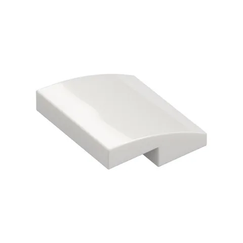 LEGO 60x White Slope, Curved 2 x 2 x 2/3 inv.590