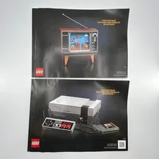 LEGO 71374 Nintendo Entertainment System NES & TV Instruction Manuals Books Only