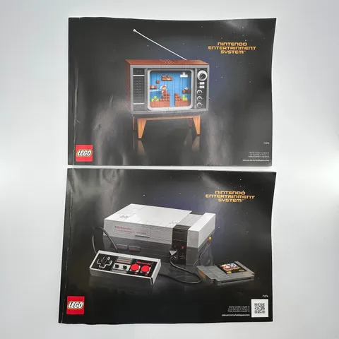 LEGO 71374 Nintendo Entertainment System NES & TV Instruction Manuals Books Only