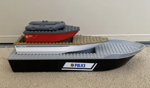 LEGO City Floating Boat Hull Pieces Bulk Lot Police Fire Yacht 60129 60221 60213
