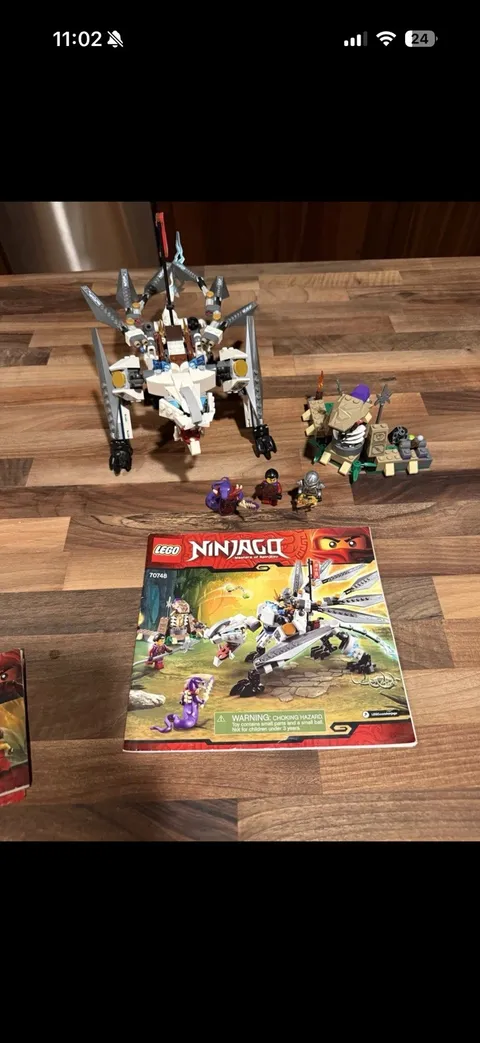 LEGO NINJAGO: Titanium Dragon (70748) 100% Complete W/ Instructions No Box