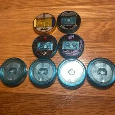 Lego Dimensions Lot Excalibur Batman Nya Wyldstyle & Plain Toy Tag Discs - 8
