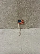 Vintage LEGO US Flag White Flagpole  United States 565 367 590 570 FREE SHIP
