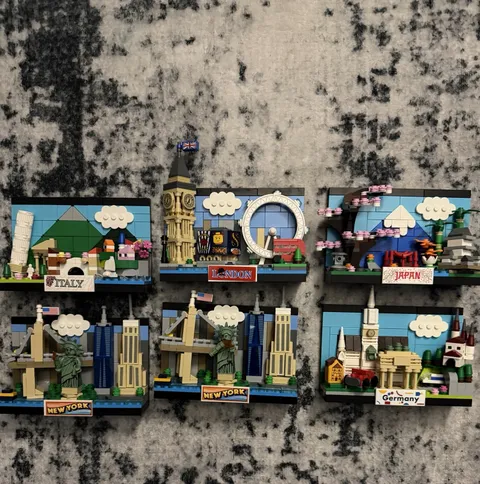 Lego Creator Postcard lot Germany New York London Italy Japan LEGO