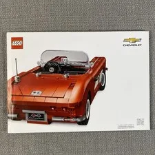 LEGO Icons 1961 Chevrolet Corvette # 10321 Retired  Manual Instruction Book Only