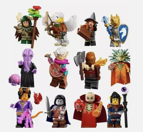 LEGO MINIFIGURES 71047 Dungeons & Dragons-COMPLETE Set of 12 👀